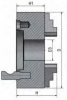 Четырехкулачковый токарный патрон Optimum CI4C  Ø 200 мм Camlock ASA D1-4", рис.4