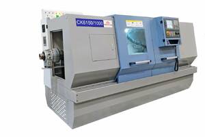 Токарный станок FABTEC CK6150/1000 с плоской станиной с ЧПУ Siemens 808D