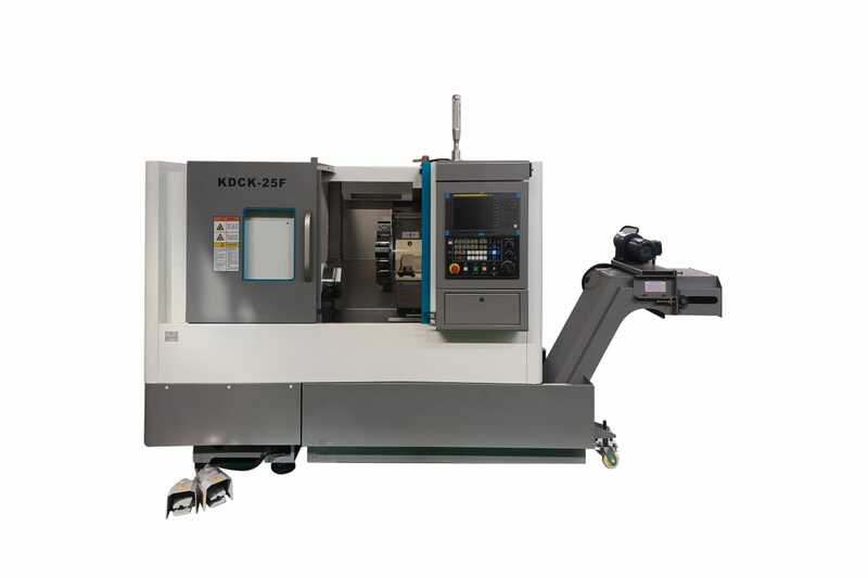 Токарный станок с ЧПУ JET KDCK-25F CNC (Fanuc 0i, гидрав. патрон, 3000 об/мин, деталеуловитель), рис.1