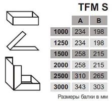 TFM 25/10 TFM 3SH - сегменты на всех 3-х балках, на прижимной балке высокие сегменты 