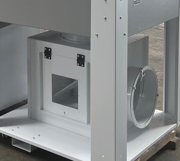 EcoWood FPC GEN2  Сепаратор  Сепаратор установлен перед вентилятором для отделения крупных частиц  Продлевает срок службы фильтров и вентилятора Улавливает твердые частицы размером 25 х 25 мм и крупнее Для очистки сепаратора есть специальные крышк...